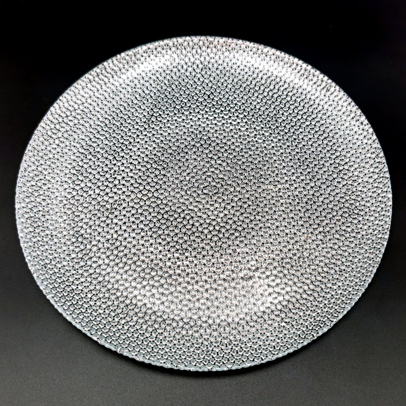 Assiette plate Ocer, Argent