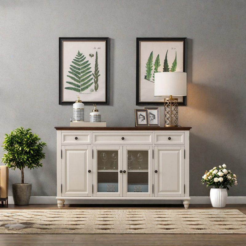 Simple sideboard and tea cabinet