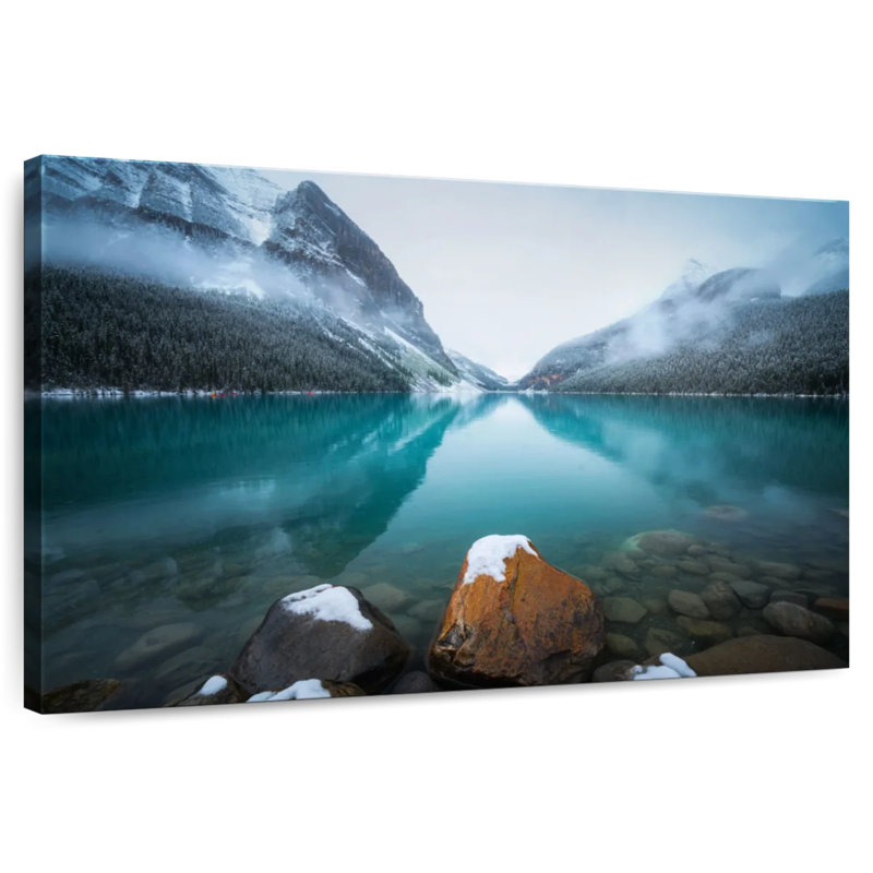Alvord Foggy Lake Louise, H 24 po x l 36 po