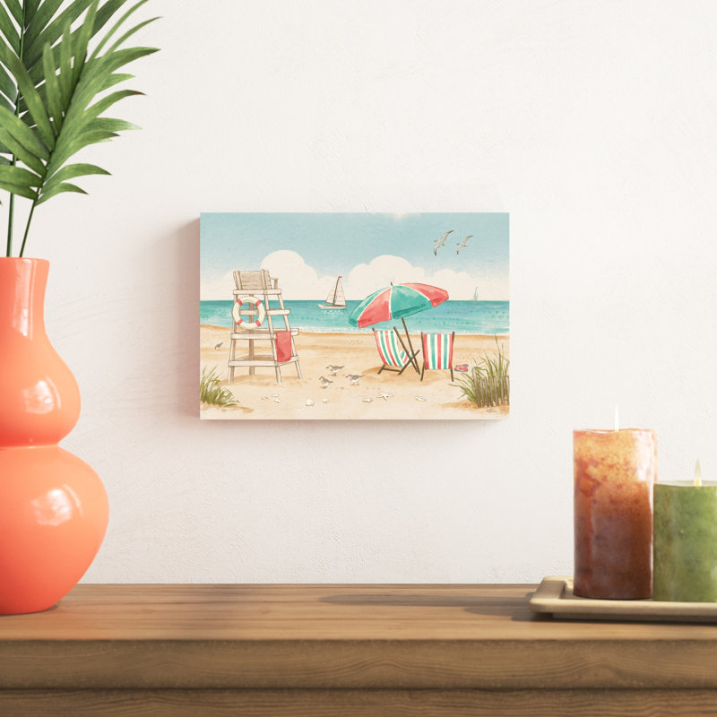 «Beach Time I Print», H 8 po x l 12 po
