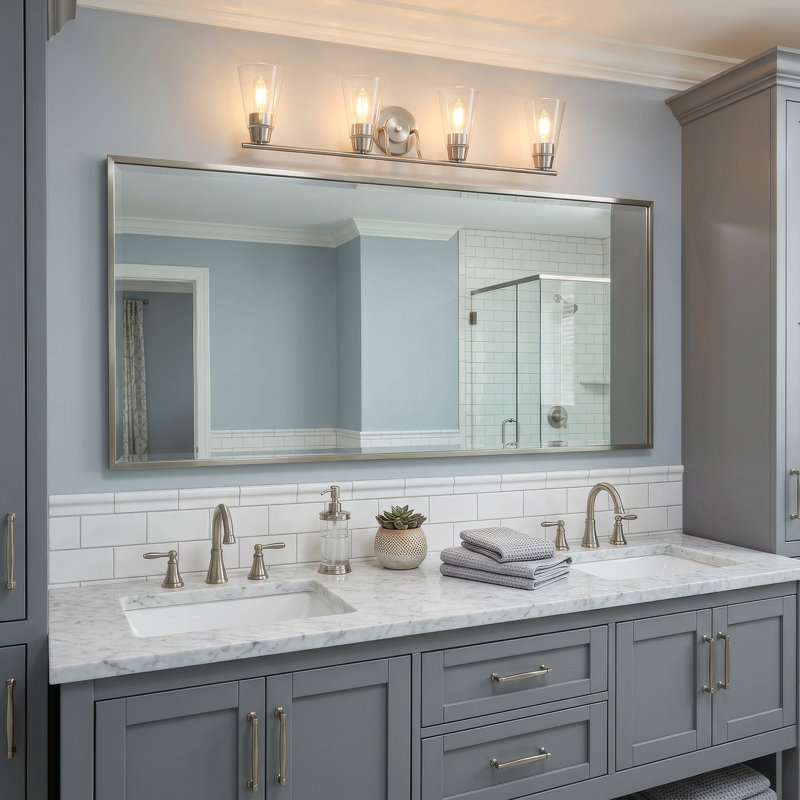 Éclairage pour meuble-lavabo 4 lumières Irina