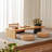 Burlywood Solid wood Half-circle Coffee Table-109243242