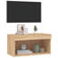 Osato Unfinished TV Stand for TVs up to 28" with Fireplace Included-51588690