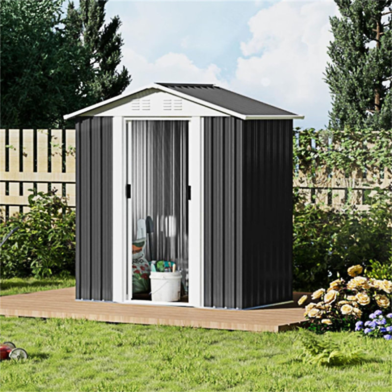 Outdoor Storage Shed With Base