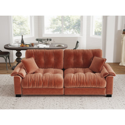 94'' Chenille Upholstered, 2 Seater Modular Sofa