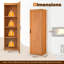Burkittsville Freestanding Linen Cabinet