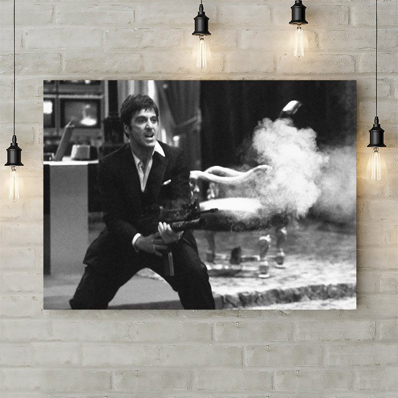 Scarface by Tony Montana - Wrapped Canvas Print, 41cm H x 61cm W x 3.8cm D