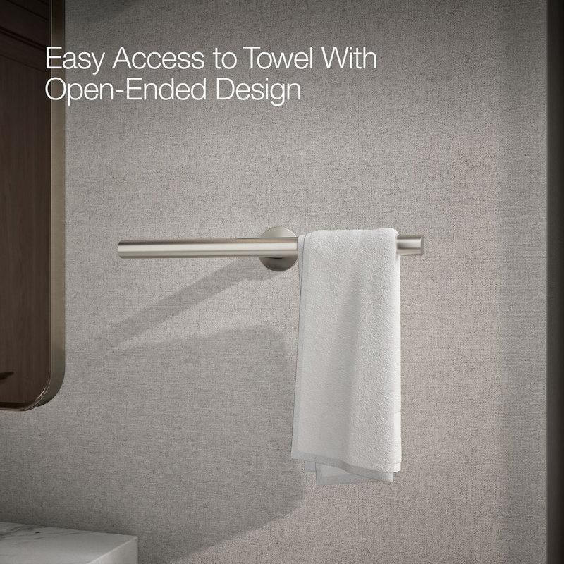 Components™ Double Towel Arm, Vibrant Brushed Nickel