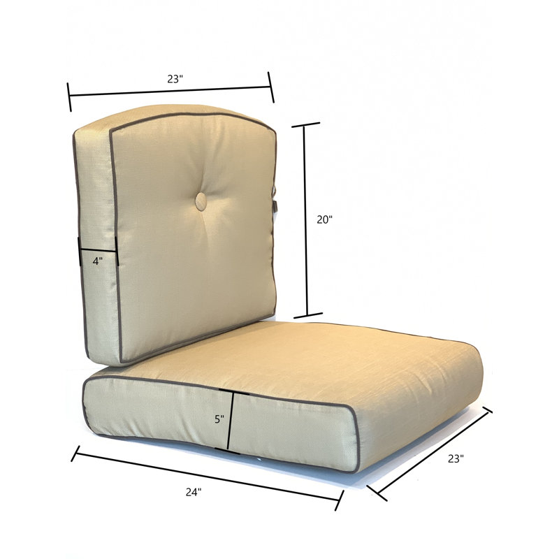Coussin de siège/dossier d’extérieur