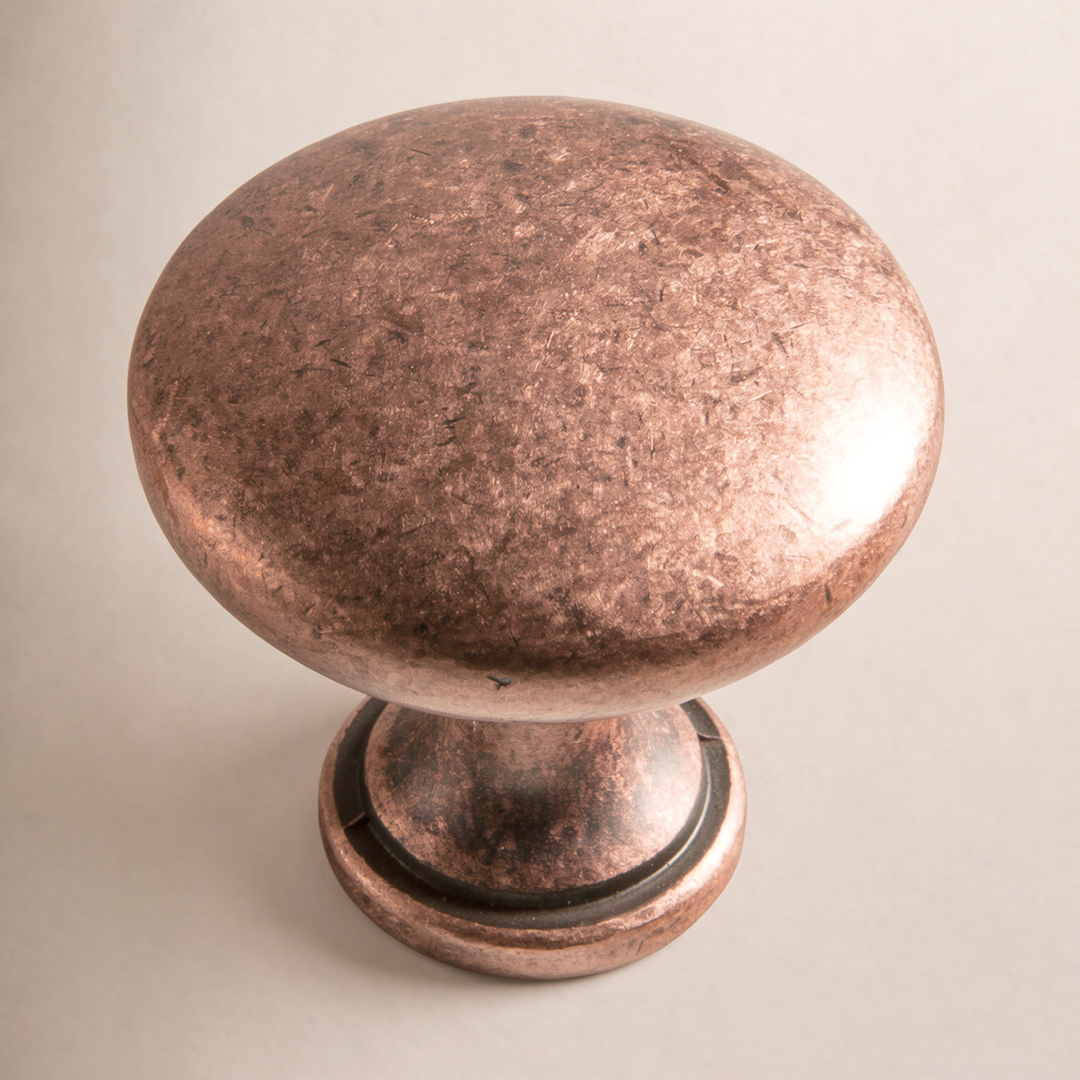 1.18" Mushroom Knob, Antique Copper