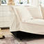 Canapé modulaire 3 places, chenille, siège profond spacieux, revêtement en chenille de salon, mobilier de salle de détente