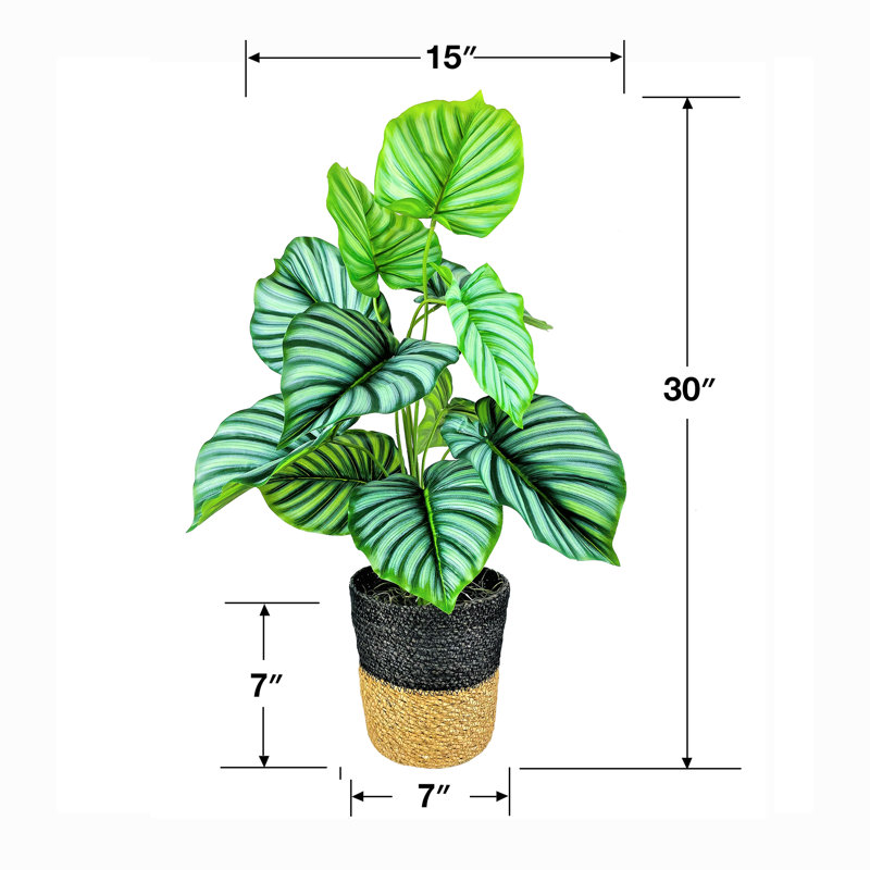 30 po plante artificielle dans un panier