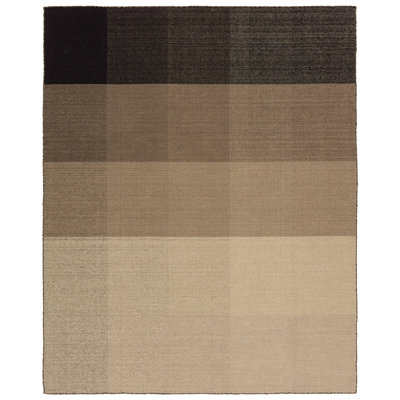 Costanzo Handwoven Wool Blend Geometric Tan Area Rug