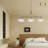 3-head Wrought Iron Copper Restaurant Pendant Light