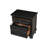 Anahat Cyb Black Sand-through Finish Bedroom Set 3&3-1152755654-1152755655