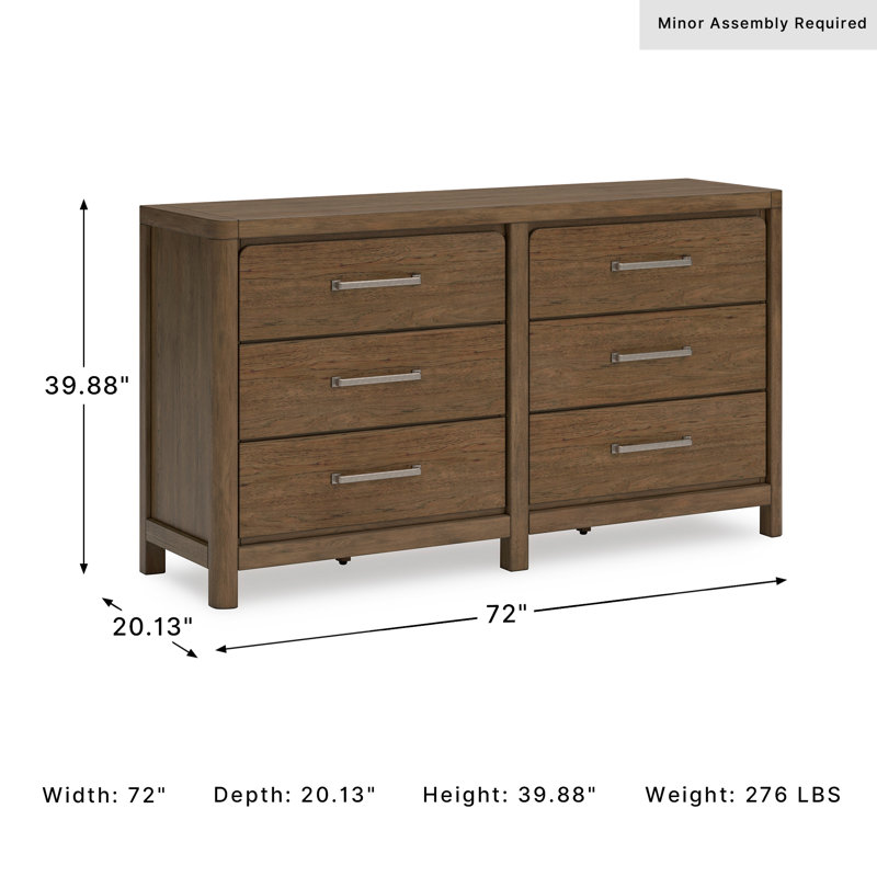 Commode 6 tiroirs Geovoni