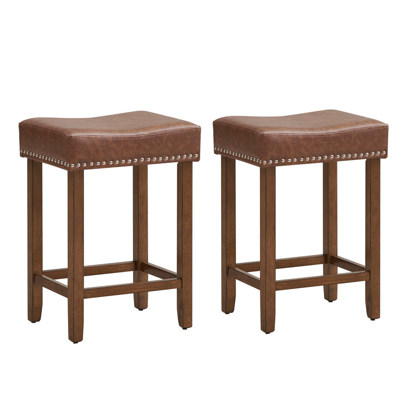 Arrius Bar Stool, Brown, Counter Stool (24” Seat Height)