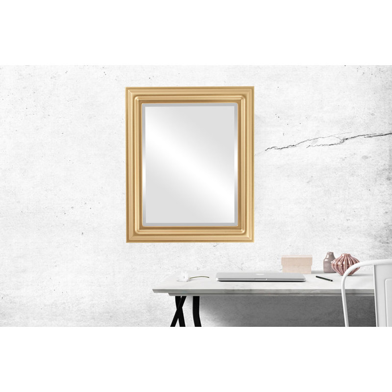 Wivenhoe Wood Flat Wall Mirror, 19" x 15"