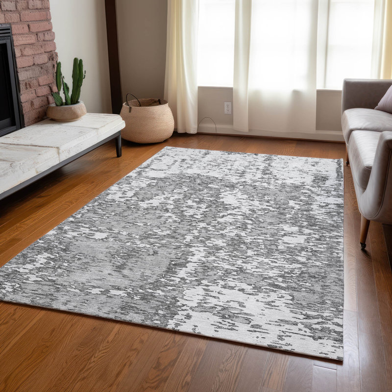 Tapis avec envers antidérapant Alegandro, Rectangulaire 8 pi x 10 pi