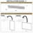 Black Aluminum Framed Rectangle Bathroom Mirror, Vanity Mirror With Tempered Glass-1083476493