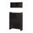 Multi-Functional Tipping Bucket Shoe Cabinet with Wall Cabinet, Space-saving Design Foyer Cabinet with 2 Flip Drawers-1469684036