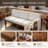 Outdoor Solid Wood Patio Sofa-274568820