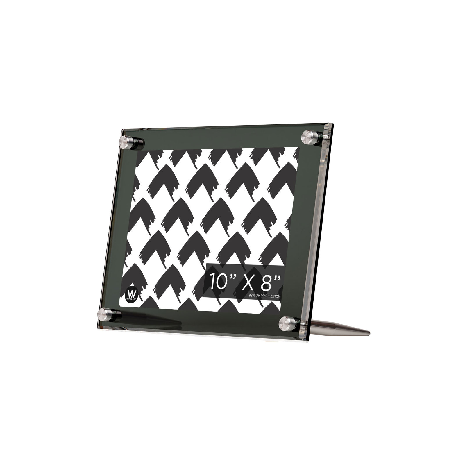 Wexel Art 8x10" Tabletop Frame with Hardware, Slate/Silver