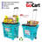 Plastic Rolling Laundry Basket with Handles
