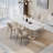 Light luxury rectangular simple dining table
