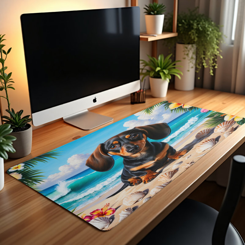 Polyester Desk Pad, 23.6x13.8