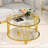 Seja 31.5" Wide 2-Tier Glass Top Round Coffee Table For Living Room-1112593433