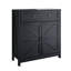 Armoire de ferme avec porte de grange et tablette réglable