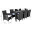 Hailee 8 - Person Patio Dining Set with Rectangular Table , Cushions Included-51684228