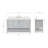 Magnolia 61" Single Bathroom Vanity Set-1293859634