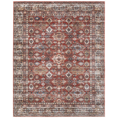 Rockett Traditional Persian Red Area Rug