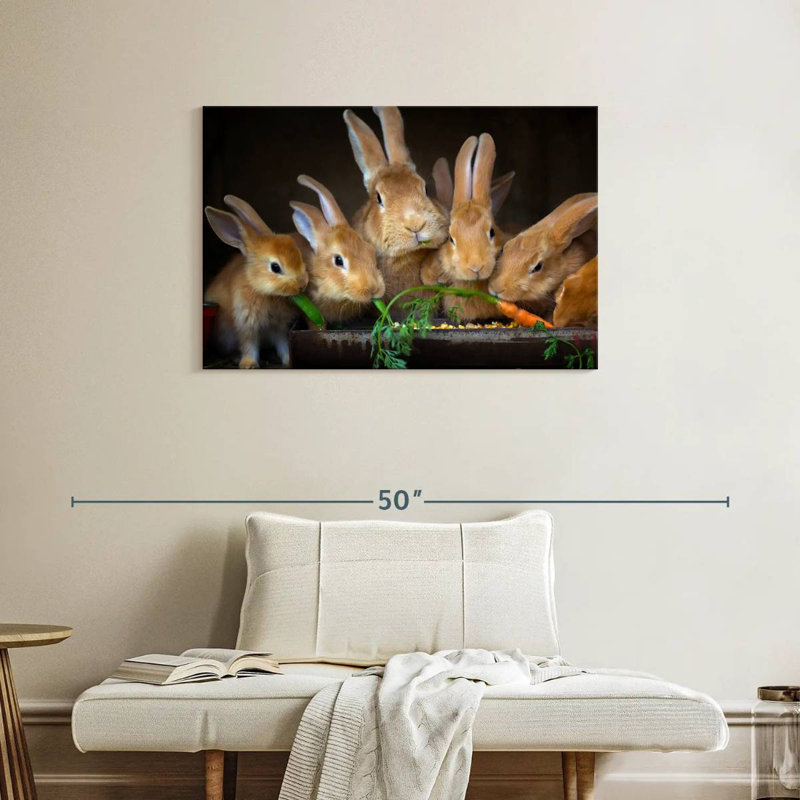 Brampt Bunny Dinner, 24" H x 36" W