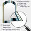 Miroir mural Classic Blue Elegance-1990012830
