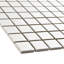 Metro 1" Square Matte White 10-3/4" x 11-3/4" Porcelain Mosaic Tile