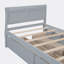 Lit plateforme avec rangement en bois massif Sebbie-829696164-829696175