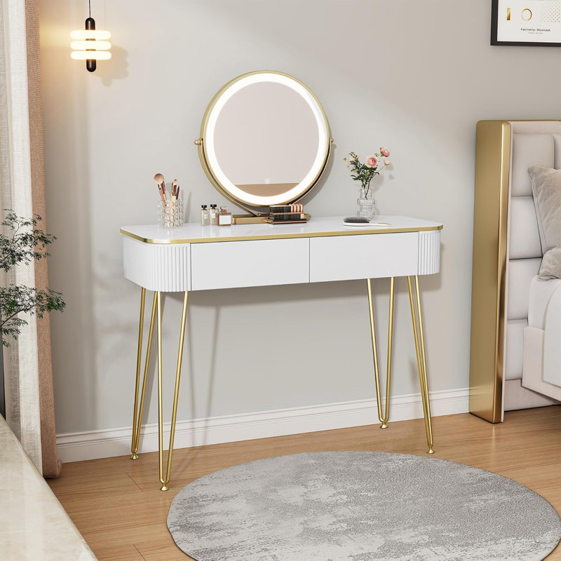 Aaria Dressing Table with Mirror