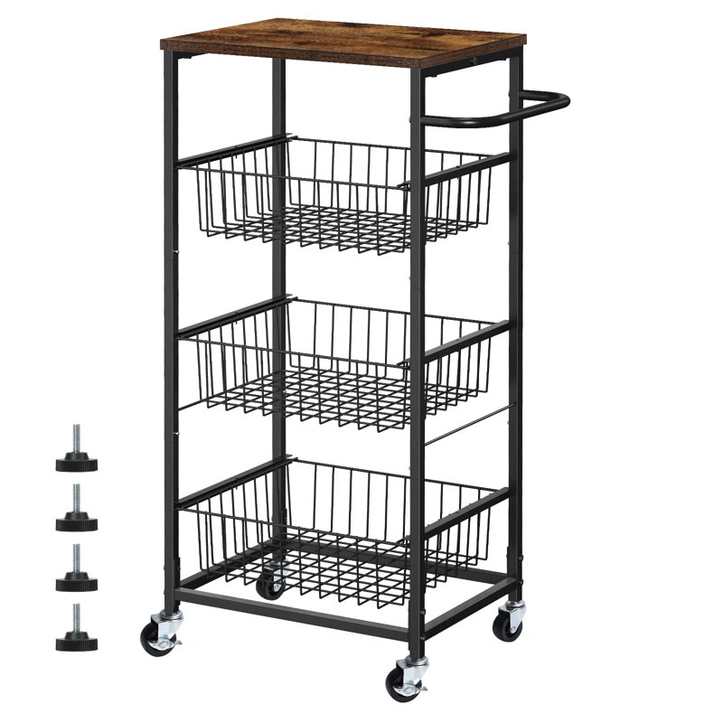 84cm H x 31cm W Utility Cart