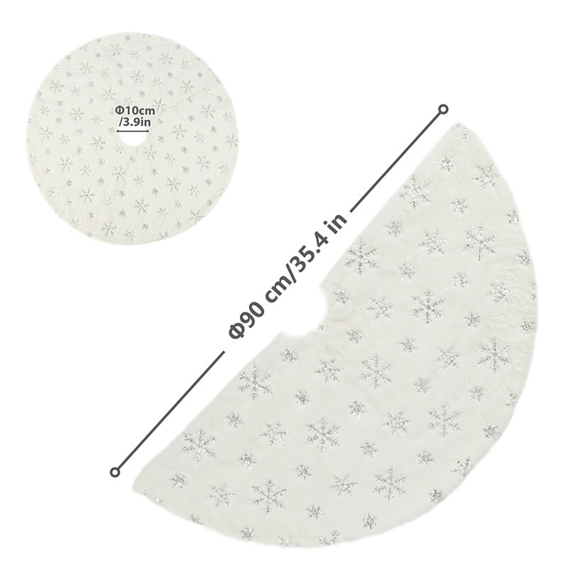 Masboro Faux Fur Tree Skirt