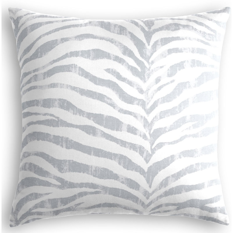 Tropo Square Cotton Pillow Cover & Insert, Steel, 20" x 20"