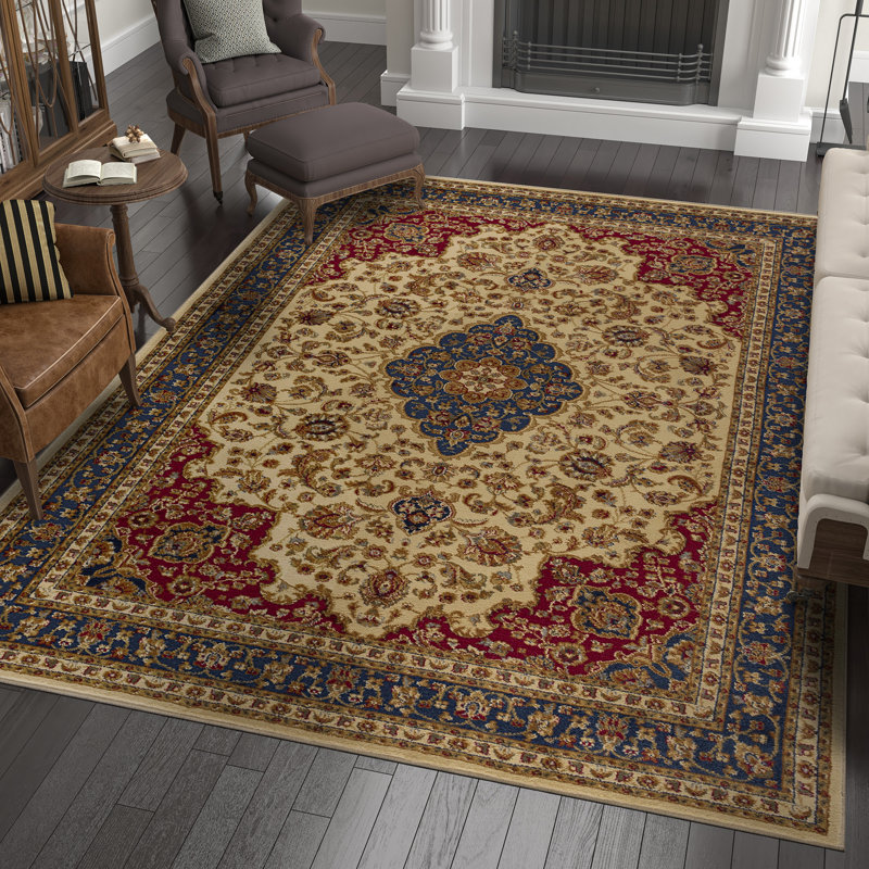 Tapis beige Clarence, Rectangle 7 pi 10 po x 10 pi 3 po