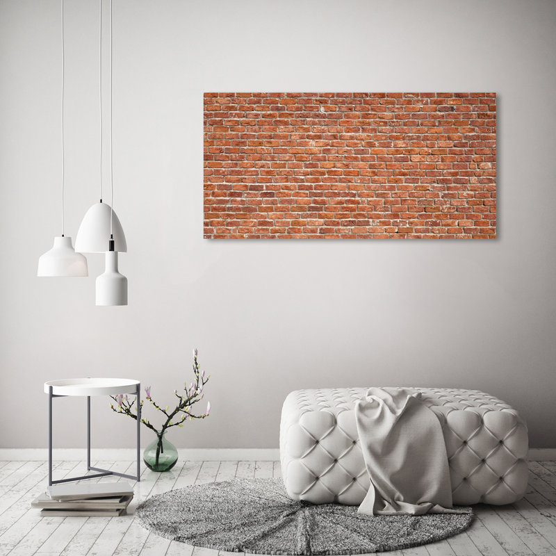 Brick Wall - Wrapped Canvas Print