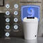 Toilette intelligente avec bidet intégré, bidet et lavage arrière, chasse d'eau automatique et occultante, siège confort allongé avec séchoir à air, capteur de pied et télécommande