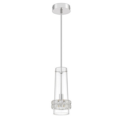 Luminaire suspendu en laiton 1 lumière Cleon