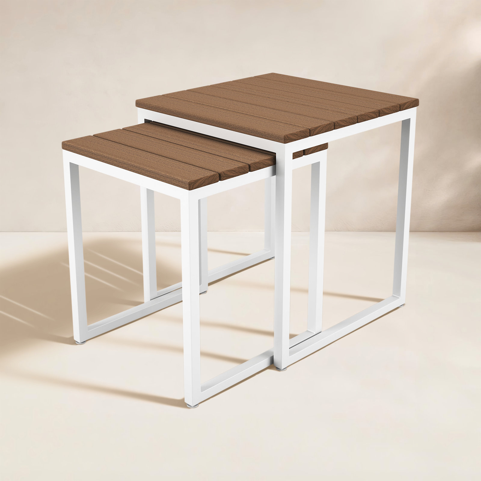 Townsend 19" Patio Side Table, Brown