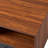 Nigelus Floor Shelf Modern Coffee Table with Storage and Faux Leather Pulls
