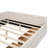 Bed Frame Upholstered Platform Bed with USB and 2 Storage Drawers-442876046